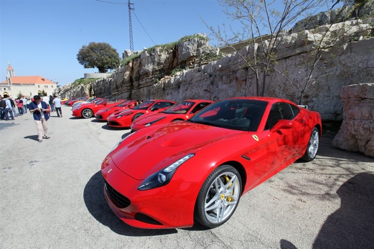 Ferrari Club Lebanon at Edde Sands